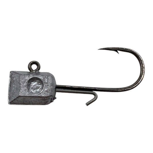 1/16oz Unpainted Hex Wedge Jighead-Wire Keeper