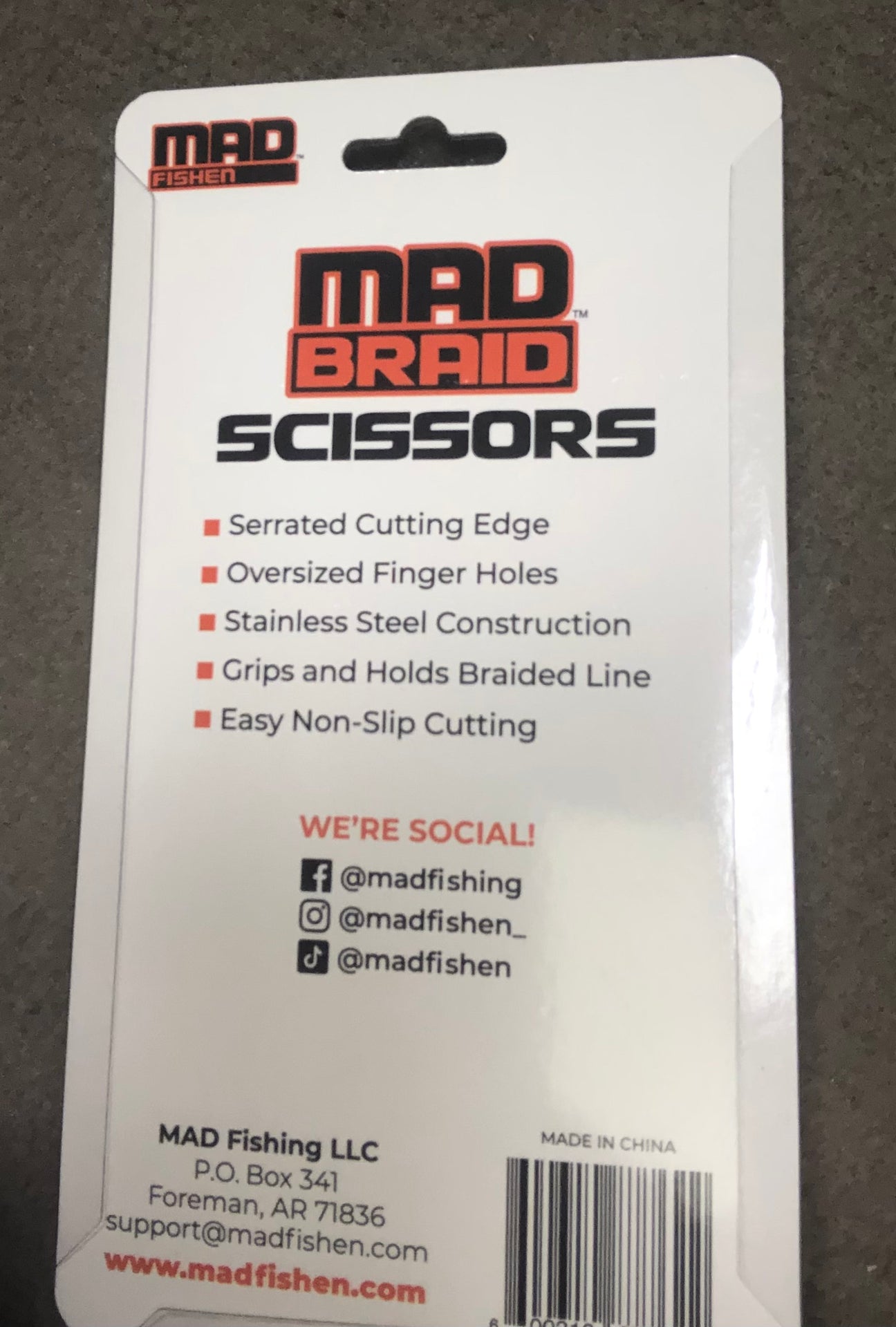 scissors for braided fishing line MAD BRAID Fishing Scissors – Thermocline Lures